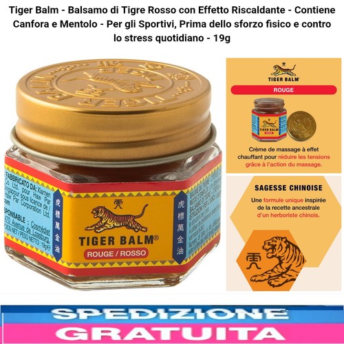 Balsamo tigre rosso effetto - tigre,